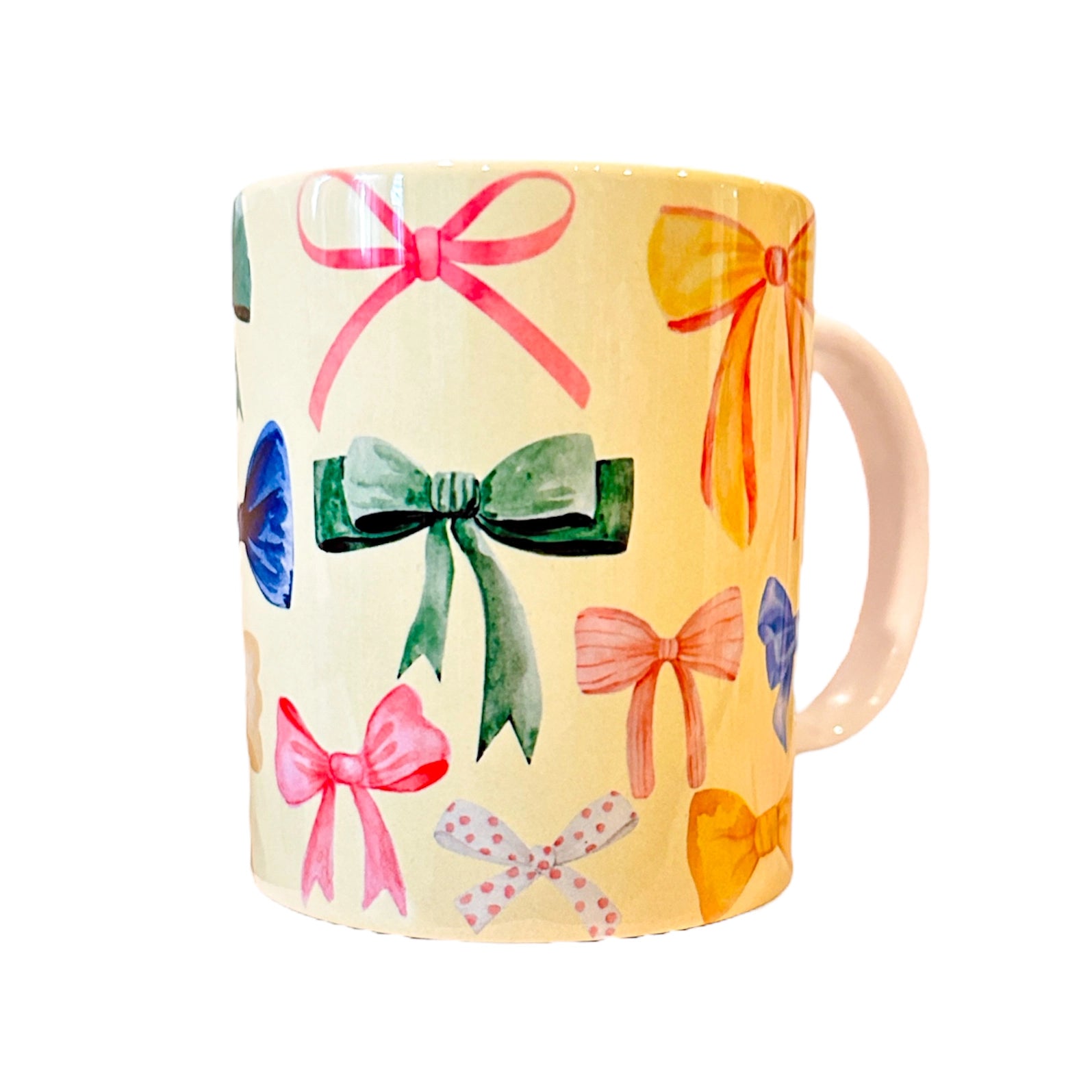 Watercolor Bow Coffee Mug freeshipegg