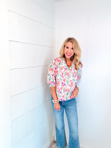 Bunches of florals top