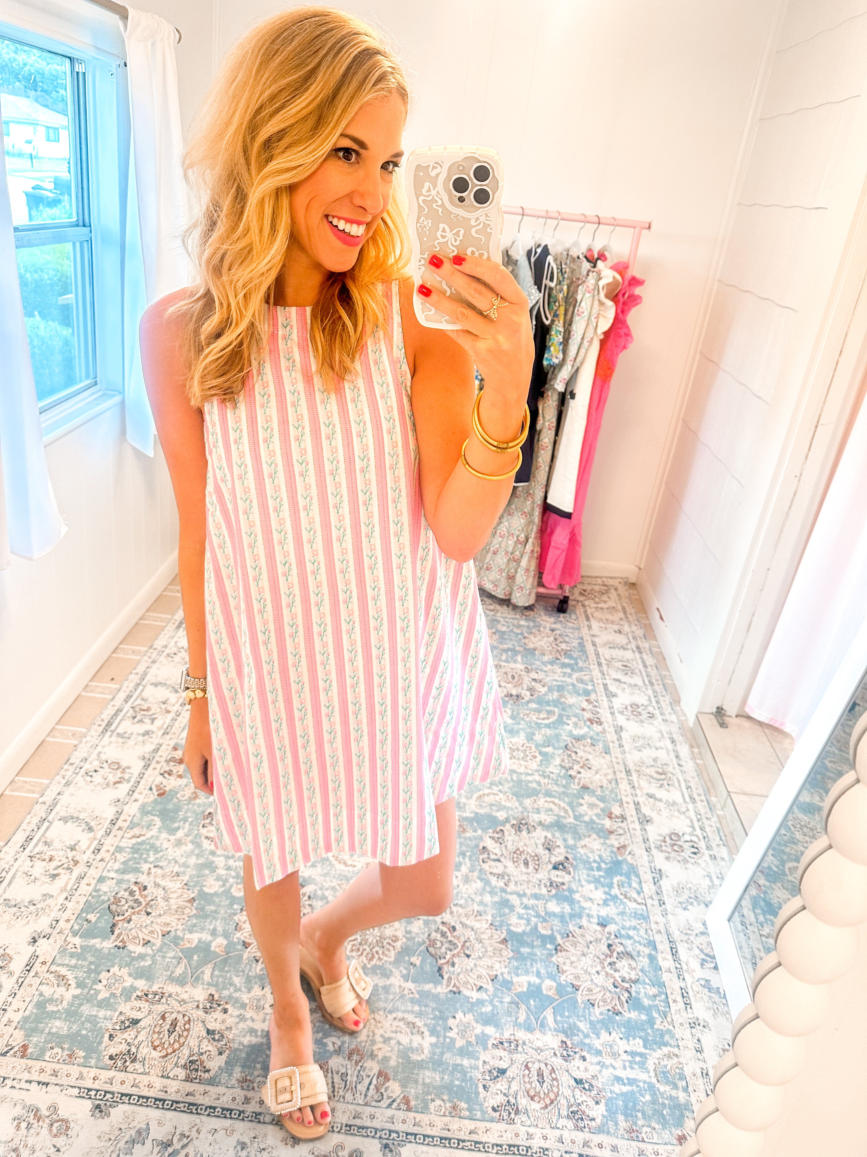 Emma Stripe A-Line Dress