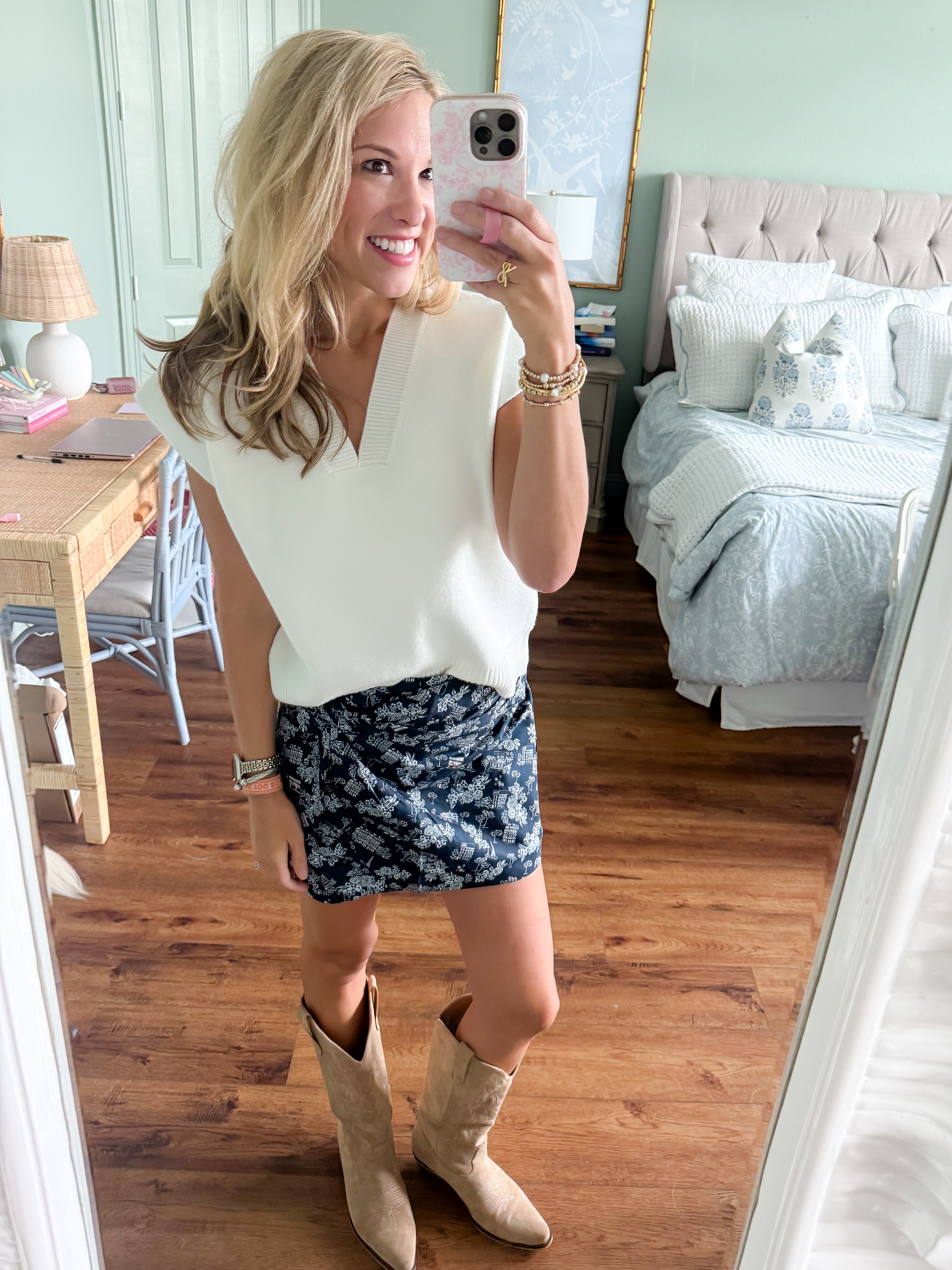 Autumn in Paris Wrap Skort