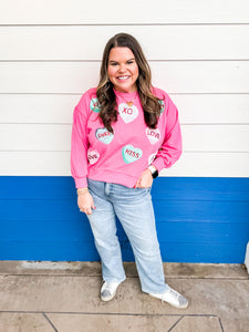 Candy Hearts Sweatshirt