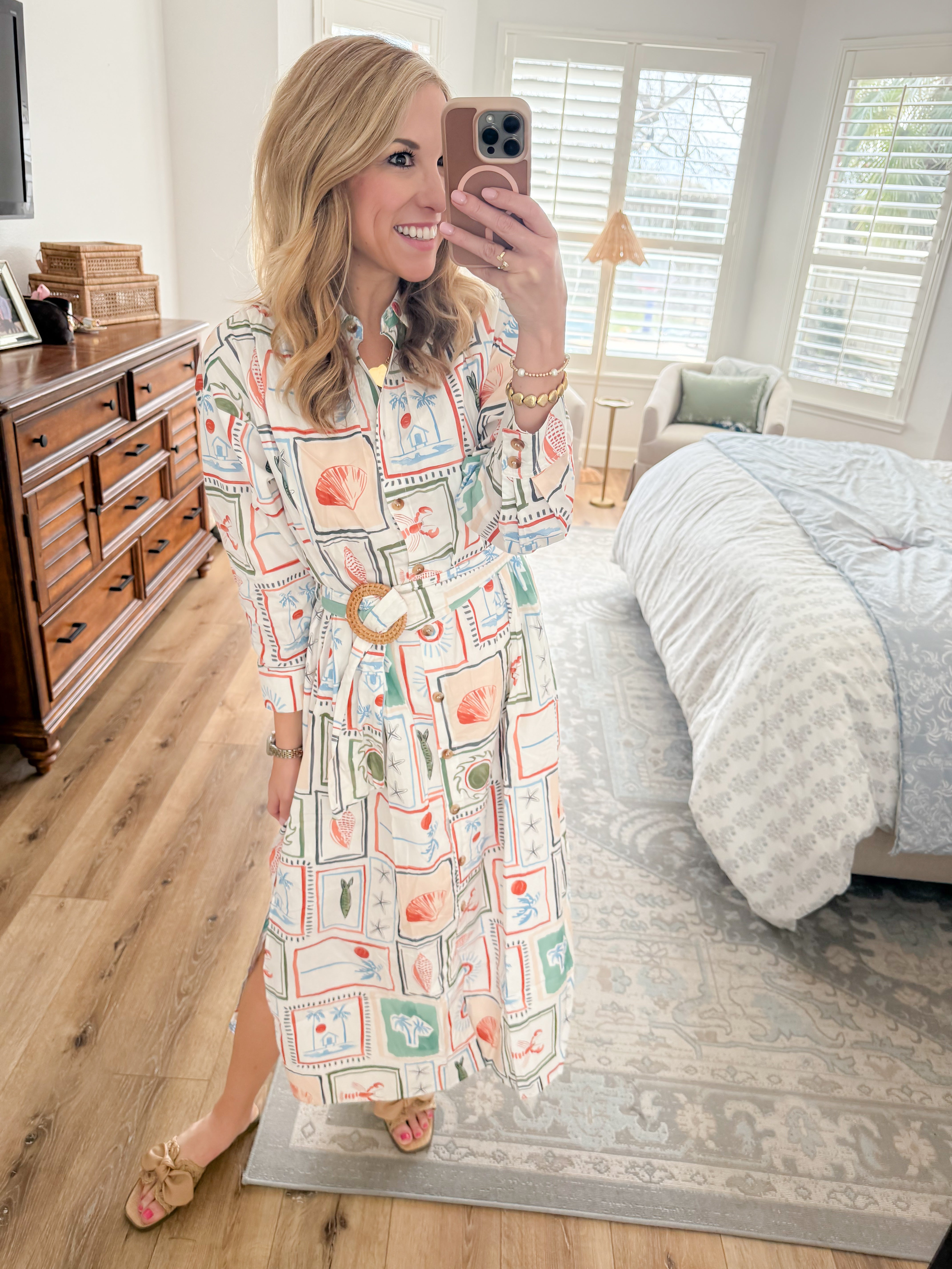 Capri Coast Shirt Dress