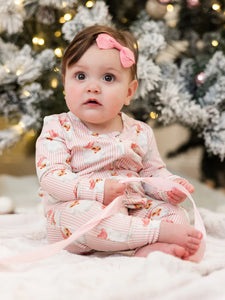 Santa Baby Pj's (Pink)