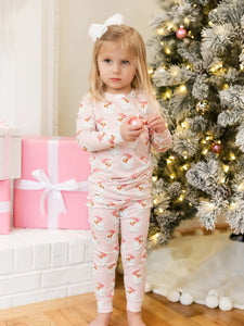 Santa Baby Toddler Pj's (Pink)