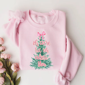 Let Us Adore Him Christmas Crewneck