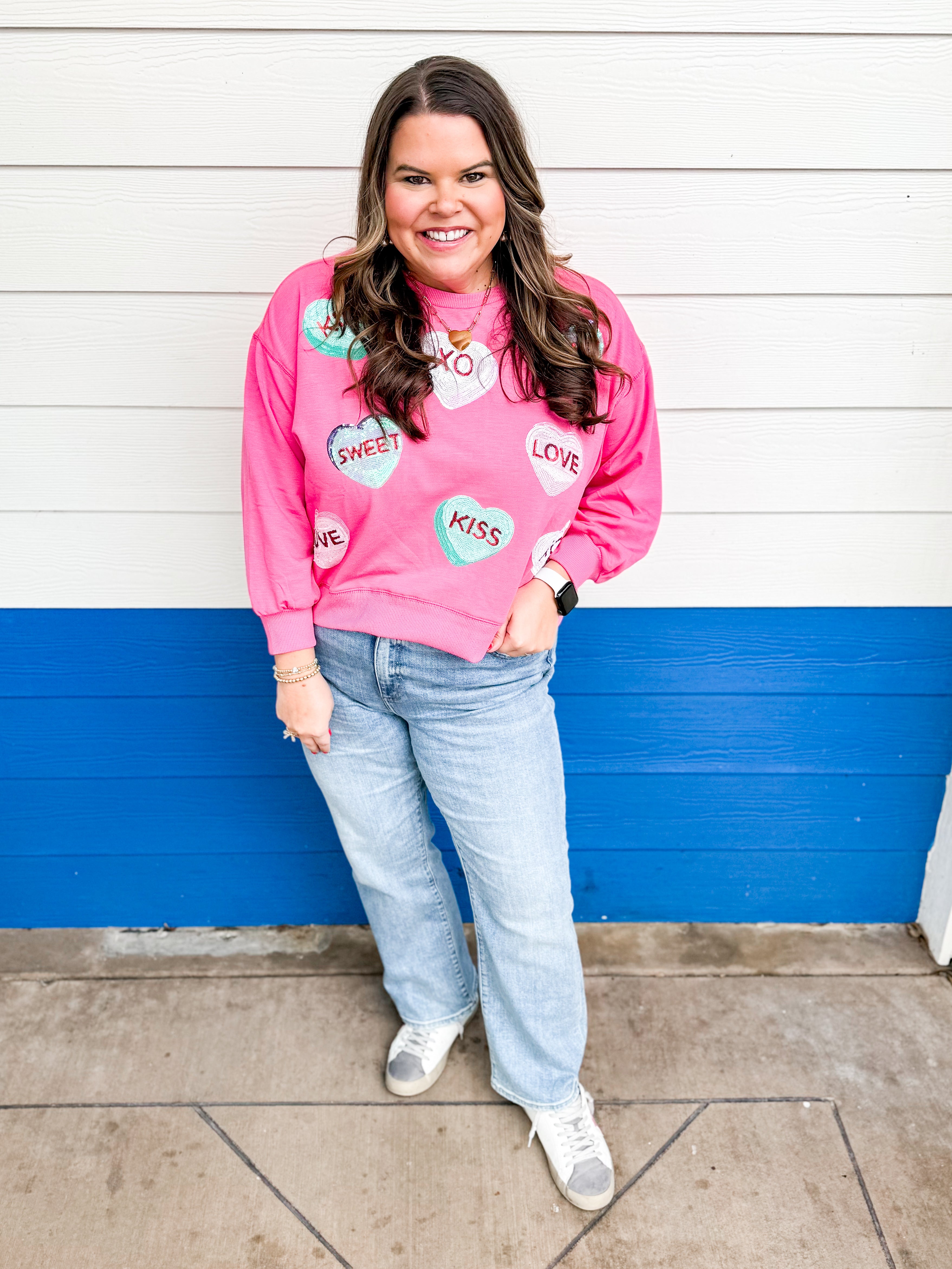 Candy Hearts Sweatshirt