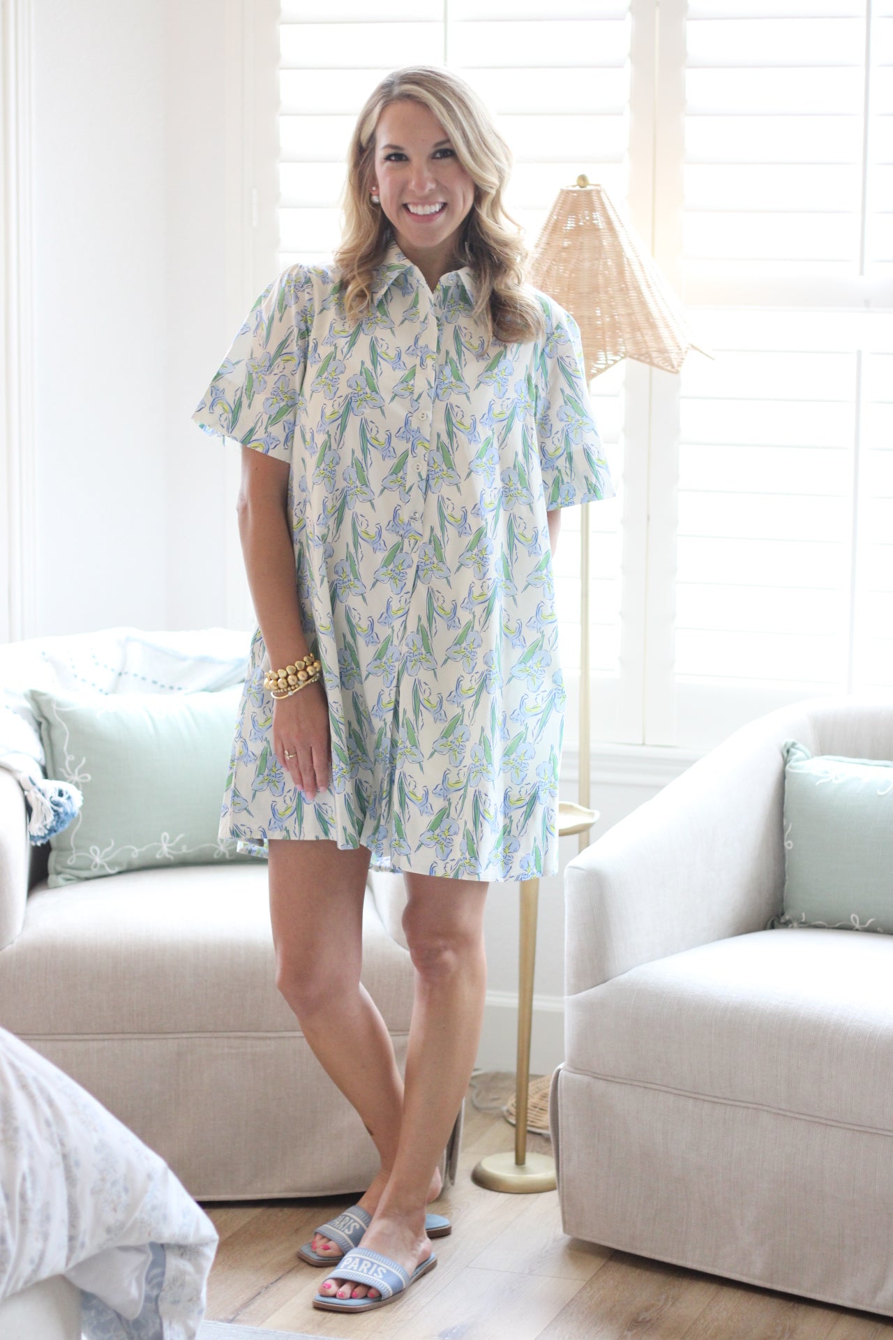 The Iris Shirt Dress