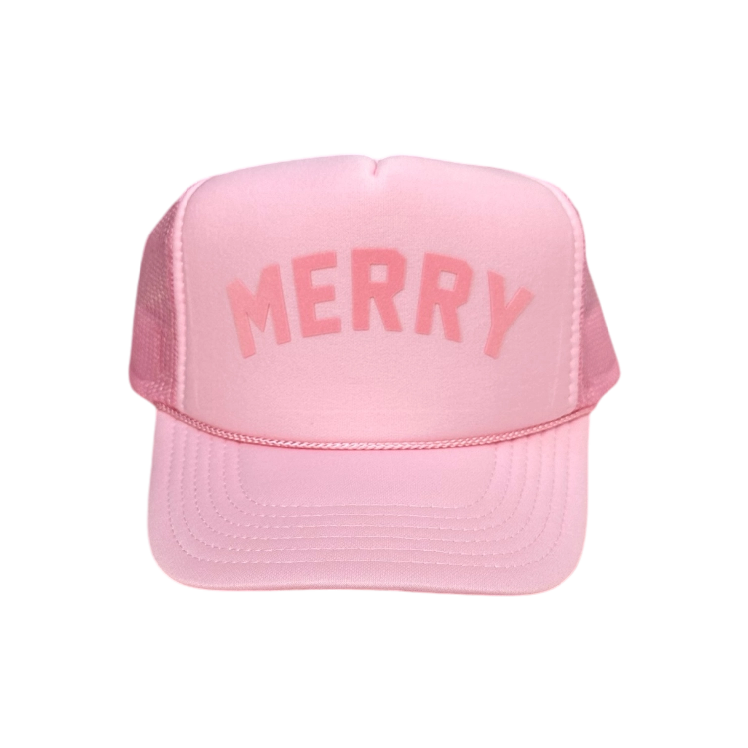 Merry (Tone On Tone) - Light Pink Trucker