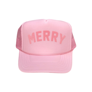 Merry (Tone On Tone) - Light Pink Trucker