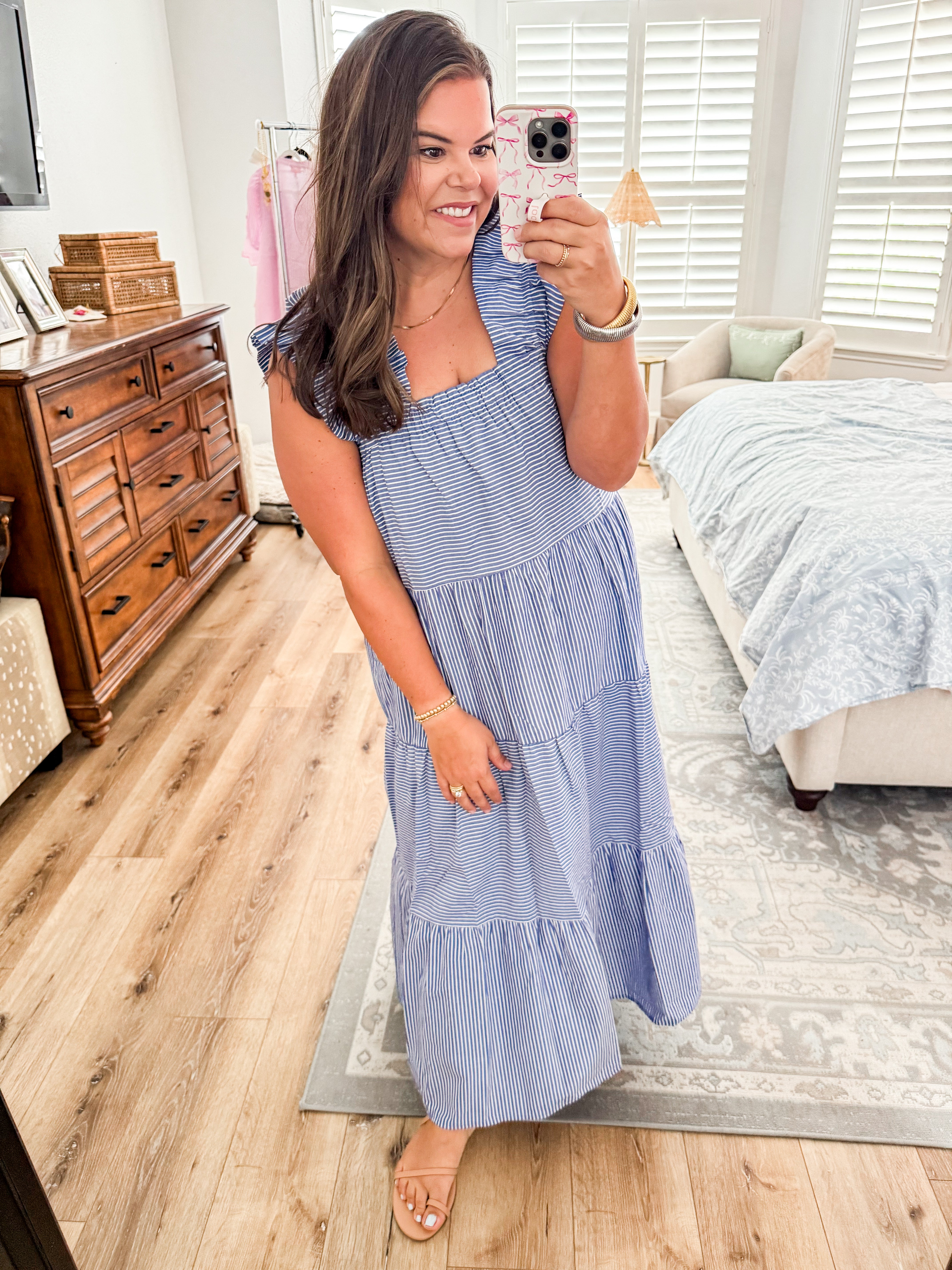 Beauty in Blue Dress