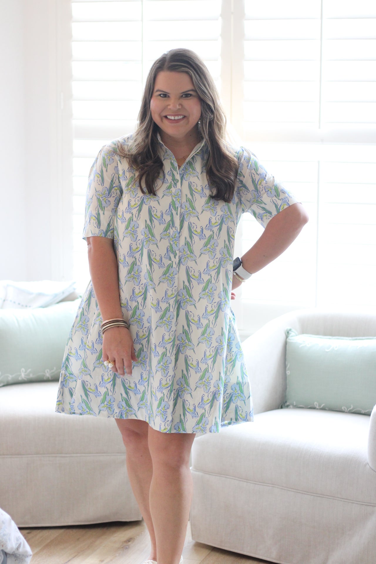 The Iris Shirt Dress