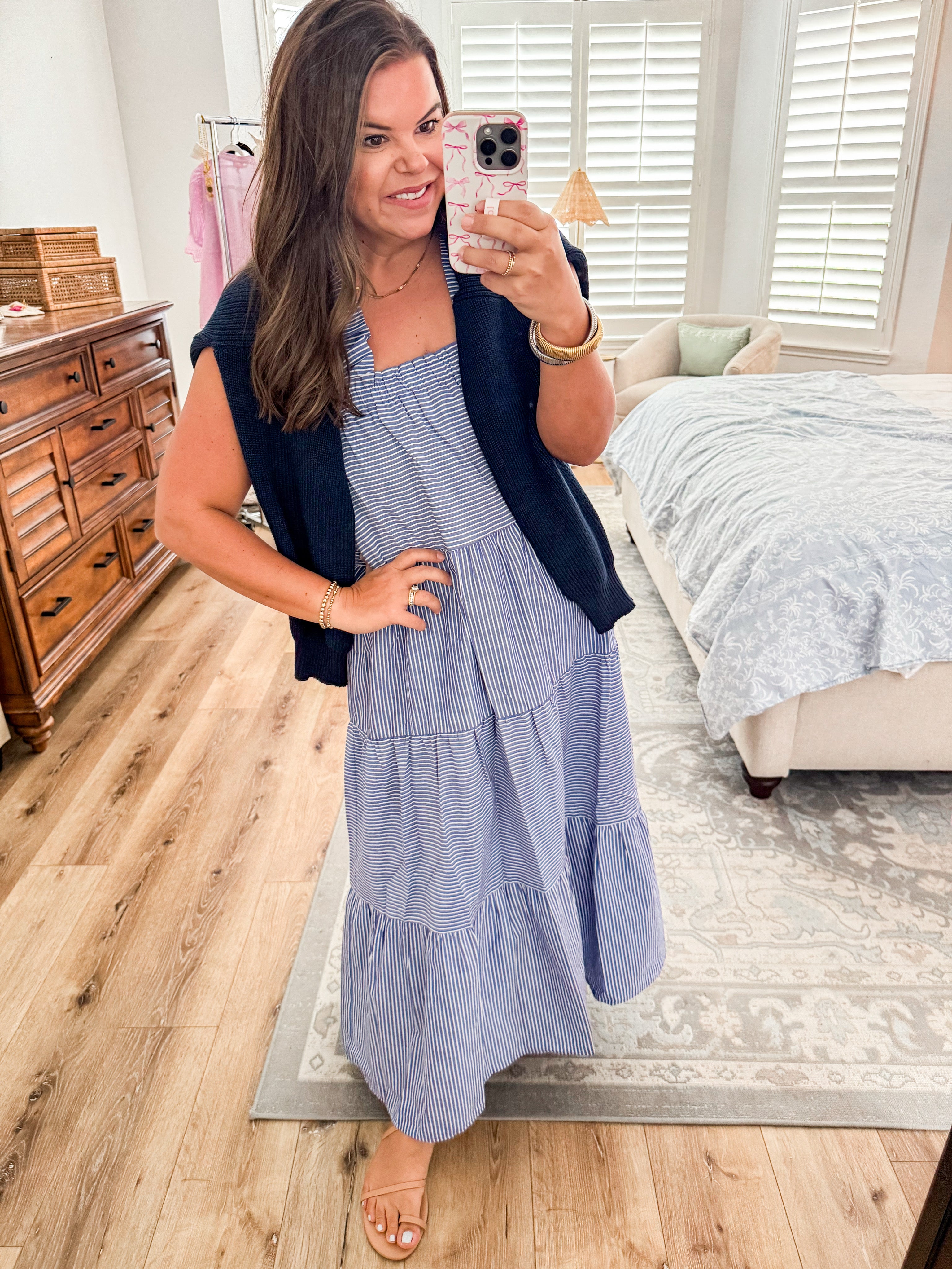 Beauty in Blue Dress