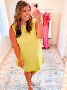 Ellie Dress in Pear