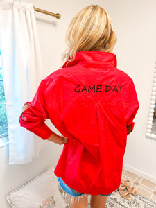 Preppy Game Day Top in Red