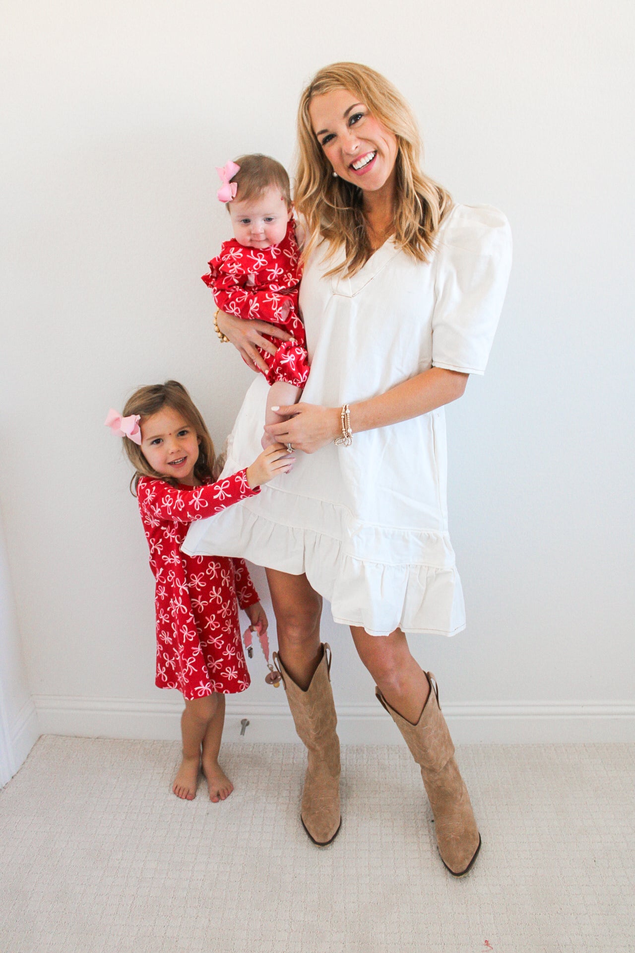 Winter White Denim Dress Palmer Kate Boutique Winter White Denim Dress Palmer Kate Boutique