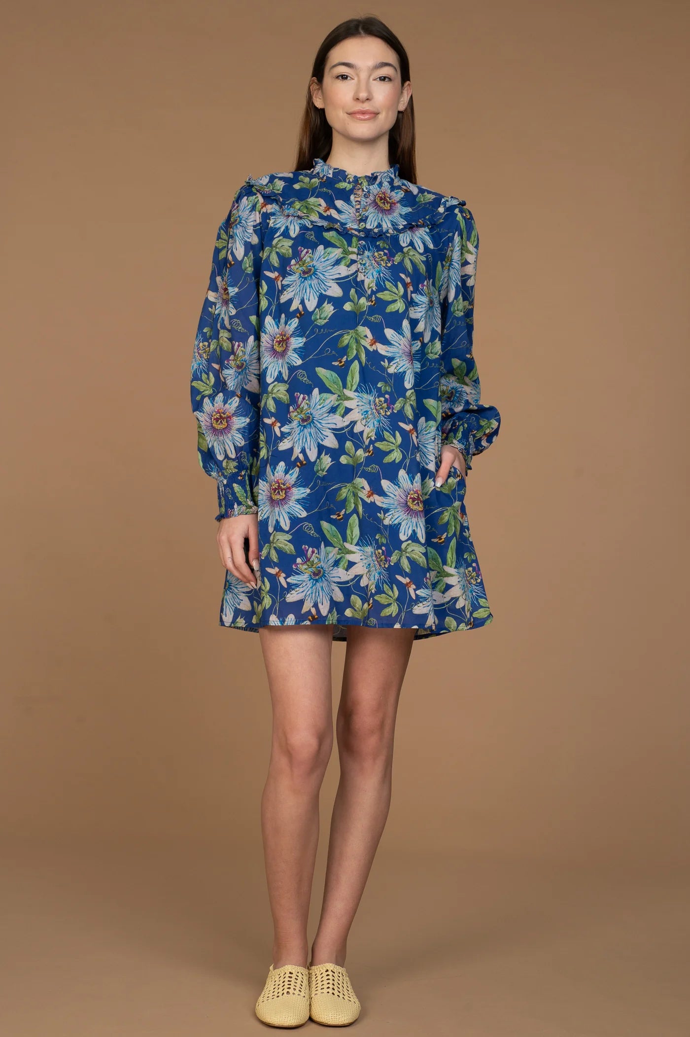 Ella Dress in Passion Lapis | by Olivia James the Label