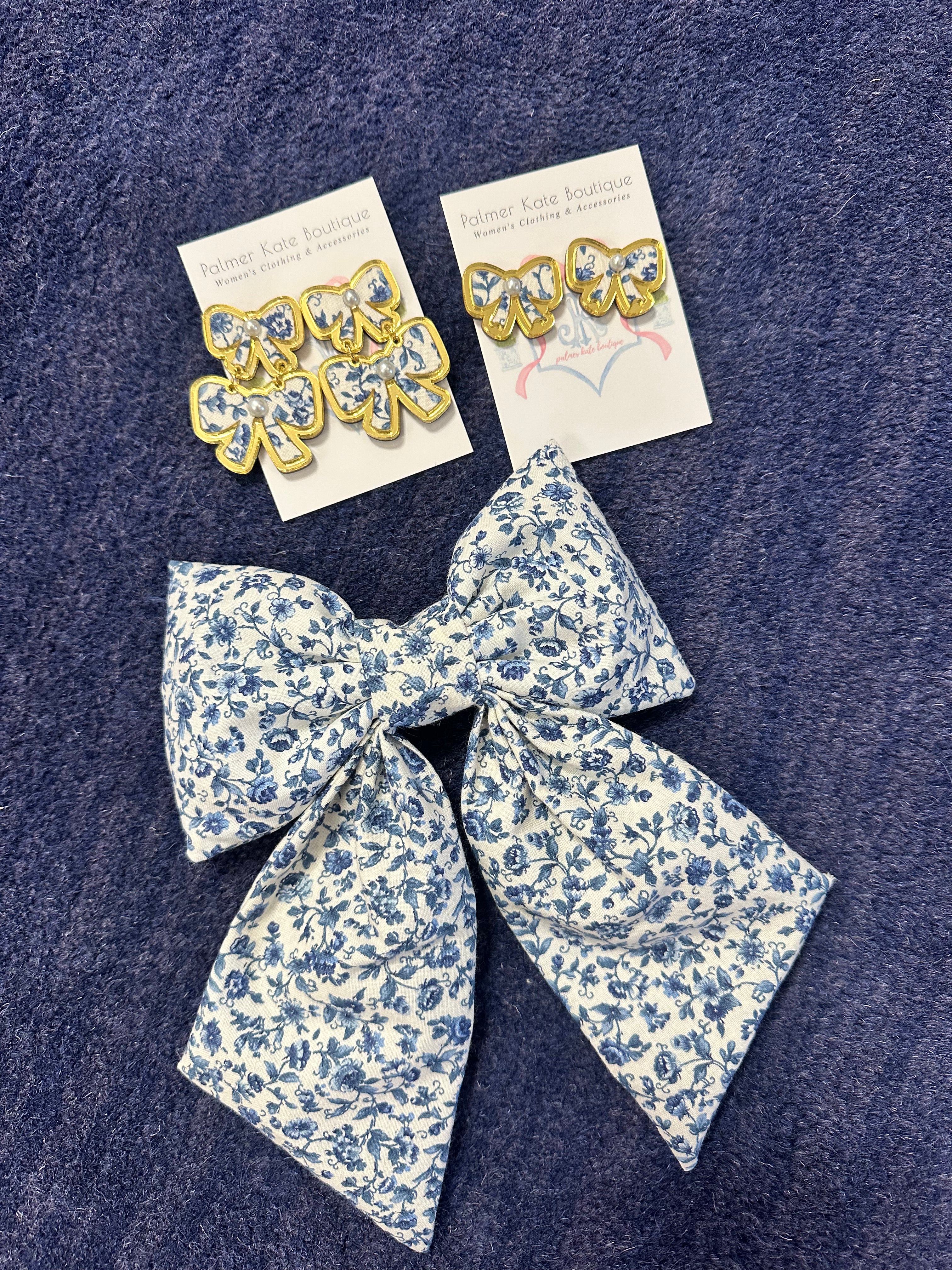 Piper Double Bow Earrings