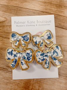 Piper Double Bow Earrings