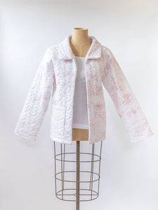 Aledo Toile in Light Pink Quilted Jacket