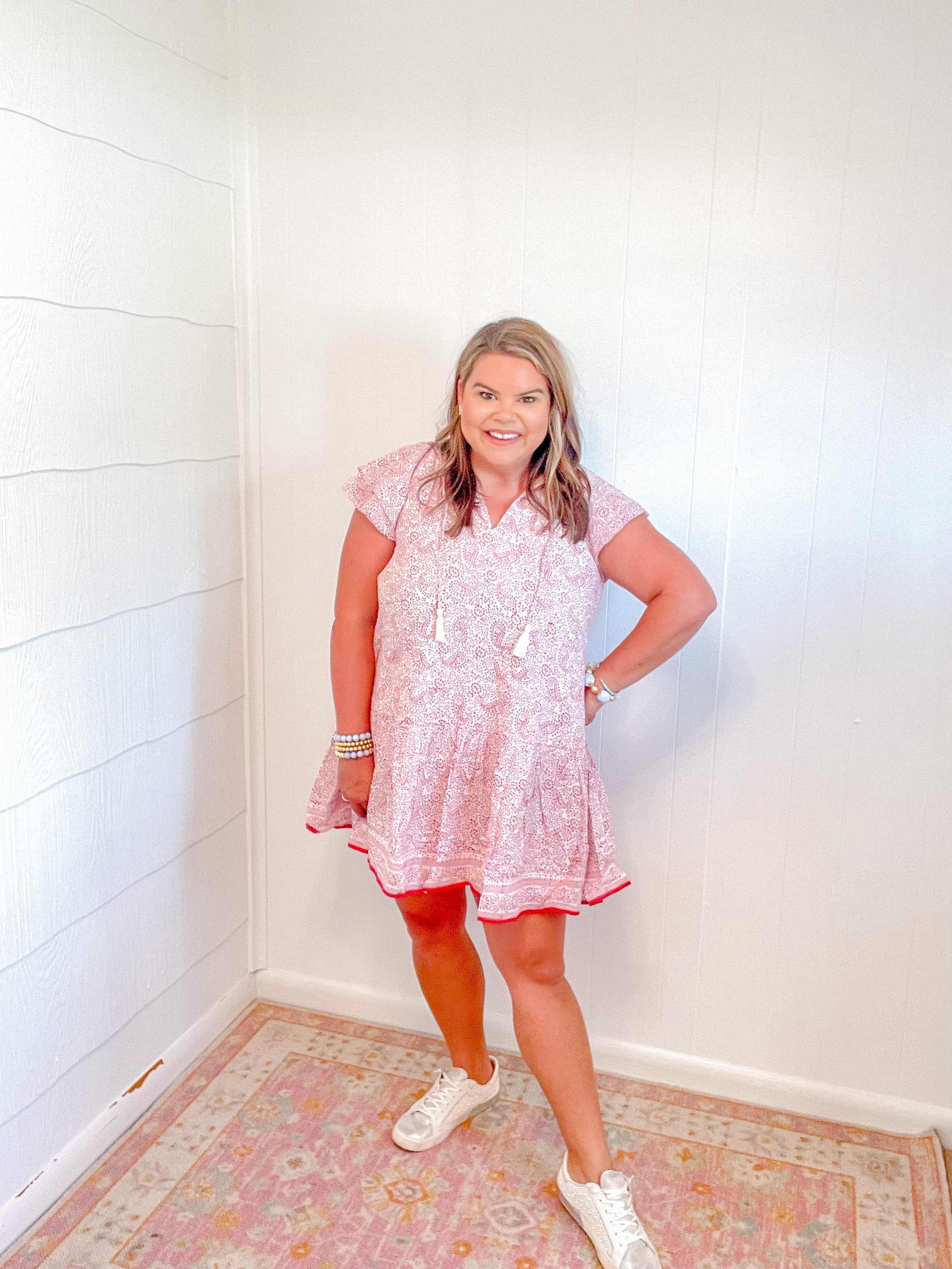 jaya mini dress Cleobella Jaya Mini Dress Paisley Ditzy Paisley Ditzy / XL