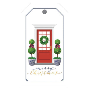 Christmas Front Door Gift Tags