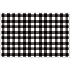 Black Gingham Placemat