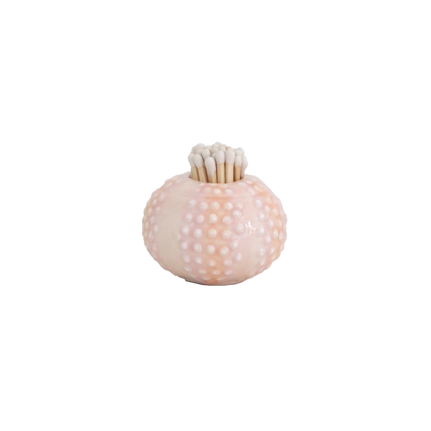 Sea Urchin Match Holder/ Striker in Blush