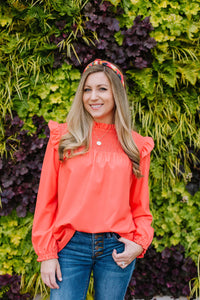 Amber Top - Coral