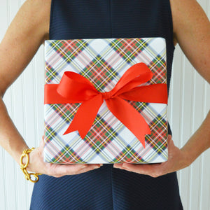 Stewart Plaid Gift Wrap Sheets