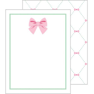 Bow Lattice Flat Notecard