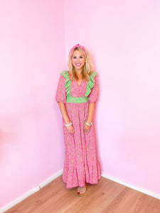 The Kamden Maxi with Puff Sleeve